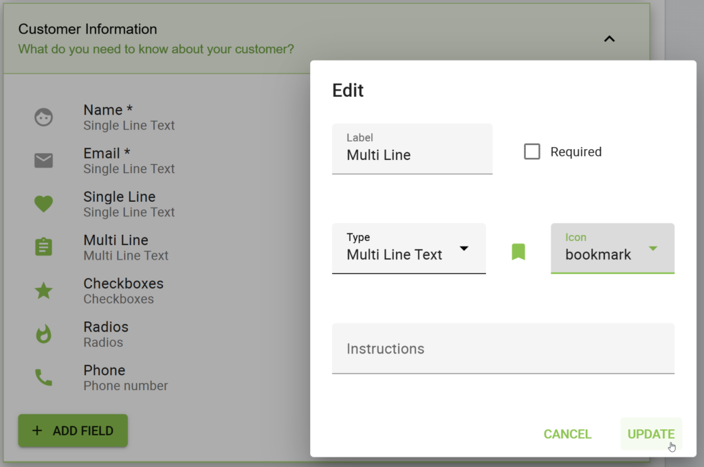 Update the details once editing is done.