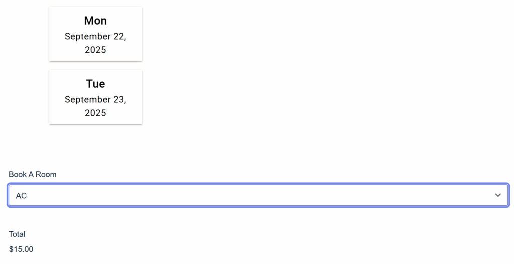 Testing Options field with Form preview