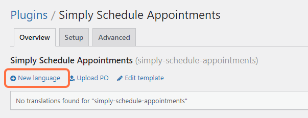 Screenshot depicting how to add new language to change text.