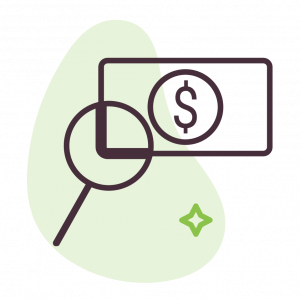 No hidden fees icon