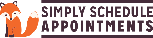 Simply Schedule Appointments logo with fox